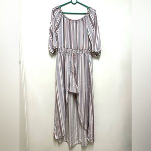 Charming Charlie Jumpsuit Romper with long cover